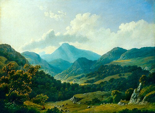 Scene in the Lake District, 1850, George Frederick Buchanan