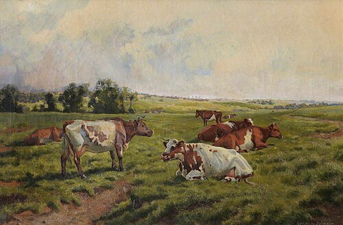 Grazing Cows, , George Frederick Waldo Johnson
