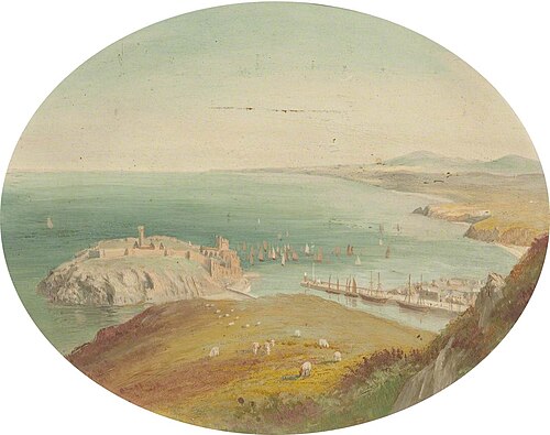 Peel Castle and Bay, , George Goodwin