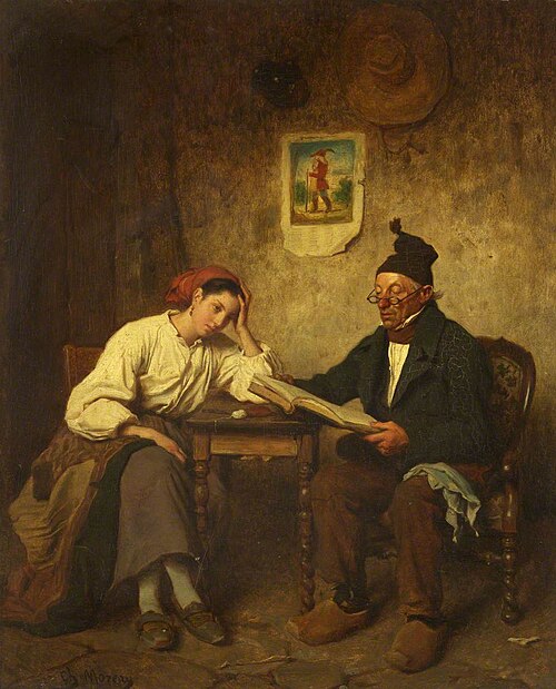 Father and Daughter, , Charles H. Moreau