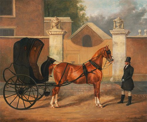Gentlemen's Carriages: A Cabriolet, 1825, Charles Hancock
