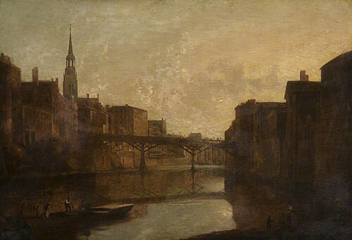 Old Blackfriars Footbridge over the River Irwell, , John Ralston