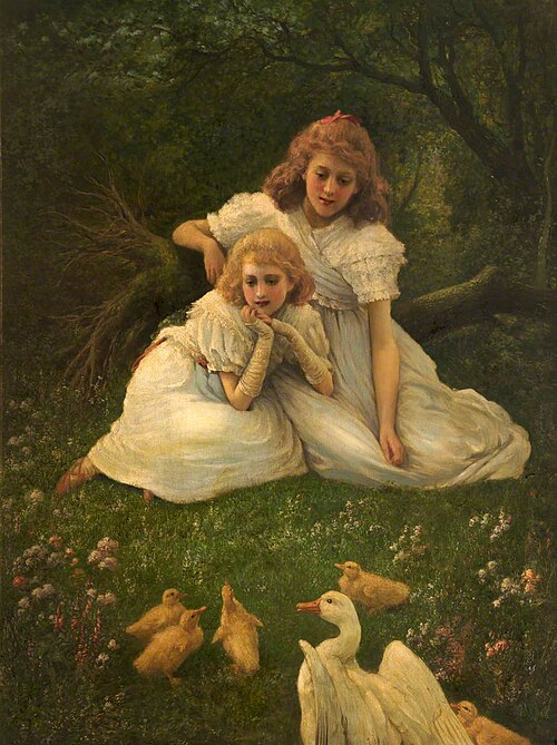 Ducklings, 1898, George Harcourt Sephton
