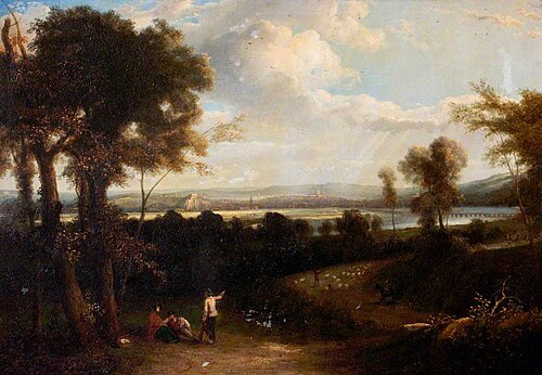 View of Nottingham from Clifton (South Prospect of Nottingham Castle), 1863, John Rawson Walker