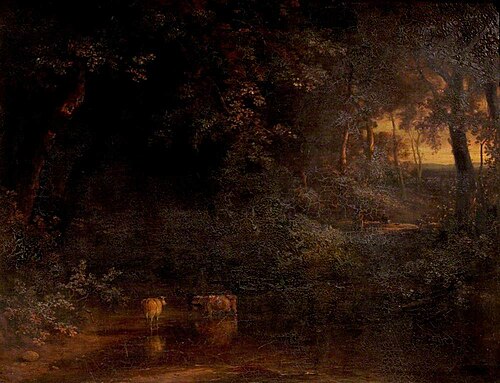 View near Linby, Nottinghamshire, , John Rawson Walker