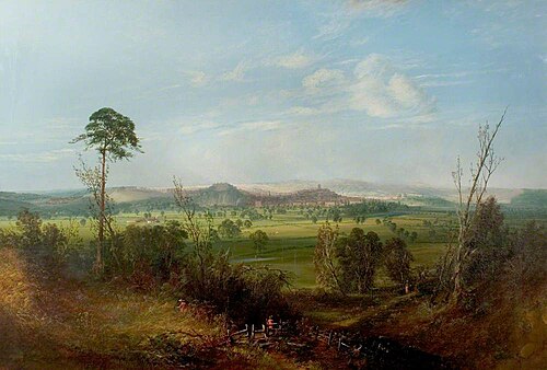View of Nottingham from Wilford, 1850, John Rawson Walker