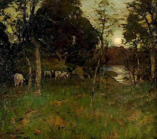 Moonrise, 1897, John Reid Murray
