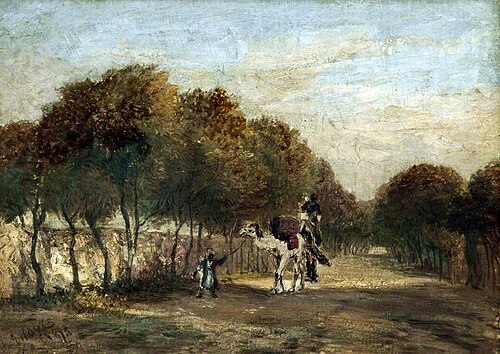 Landscape and Camel, 1873, George Hayes