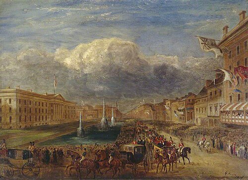 The Visit of Queen Victoria and Prince Albert to Manchester in 1851, 1876, George Hayes