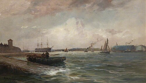 Cremyll, Mount Edgcumbe and the Mouth of the Hamoaze, , George Henry Jenkins