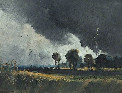 Stormy Landscape, 1878, George Hornblower Simms