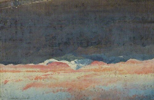 Sunset over Snow-Capped Mountains, , George Hornblower Simms