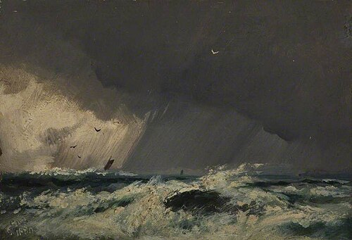 Snow Scud off Bournemouth, , George Hornblower Simms