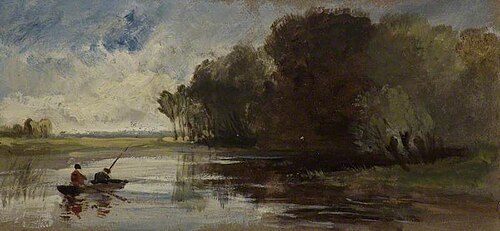 River Scene, , George Hornblower Simms