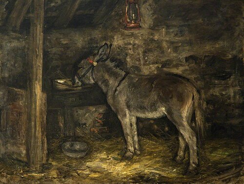 Donkey in Stall, , George Jackson Hutchison
