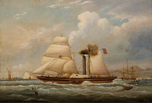 The Paddle-Tug 'Henry Wright', 1852, John Scott