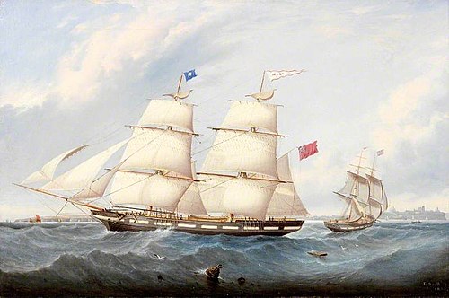 The Collier Brig 'Mary', 1885, John Scott