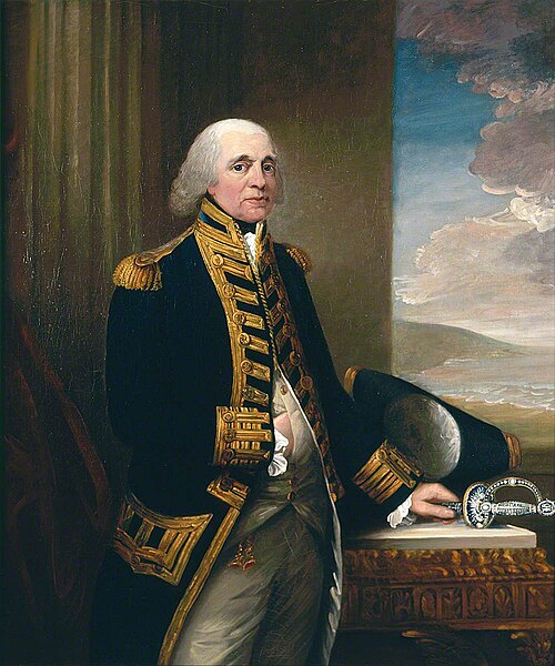 Admiral Lord Richard Howe (1726–1799), , George Kirtland