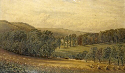 The Manor House, Preston Place, East Sussex, 1875, Charles Lawrence Coppard