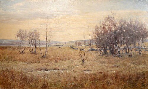 Moorland Landscape with Bare Trees, 1905, (Walter) Bertram Potter