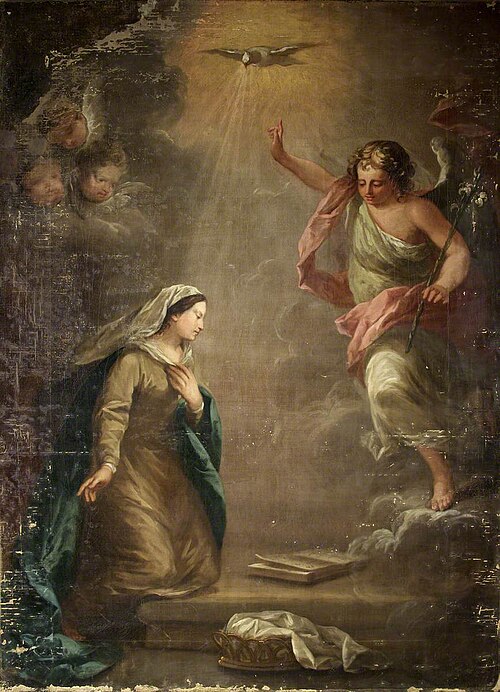 The Annunciation  (formerly at All Saints' Church), , John Simmons