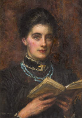 Portrait Of The Artist's Wife, 1902, Walter Chamberlain Urwick