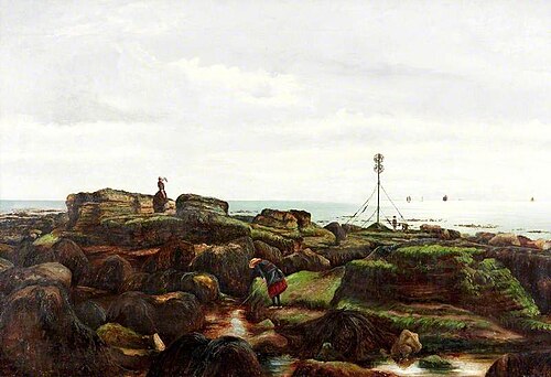 Beacon Rocks, Roker, Sunderland, 1885, John Smith