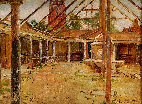 Old Provision Market, Ipswich., 1882, Walter Daniel Batley