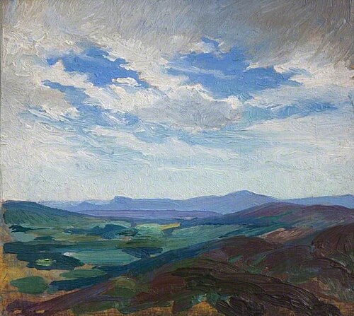 Evening in Huntingdonshire, , Percyval Tudor-Hart