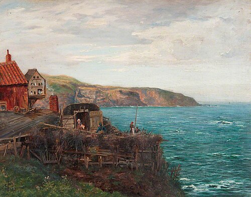 At St Abbs Head, Coldingham, 1889, John Stewart