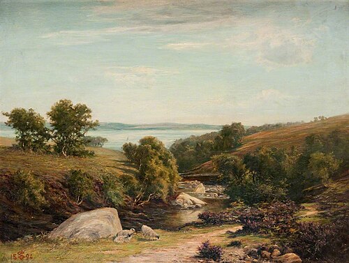 Looking down Glen Sannox, Arran, 1894, John Stewart