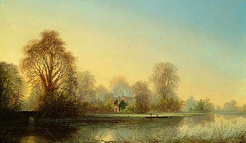 Magna Carta Island, Runnymede, 1876, Charles Pettitt