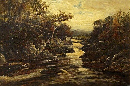 A Highland Stream after Rain, , Peter Buchanan
