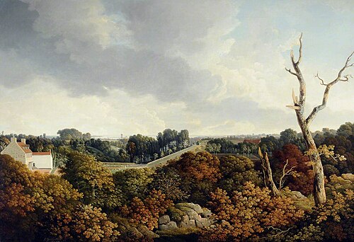 View of Le Coin with Elizabeth Castle in the Distance, 1814, John Tobias Young