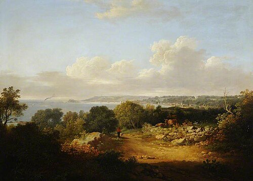A View from Delancey, Guernsey, 1827, John Tobias Young