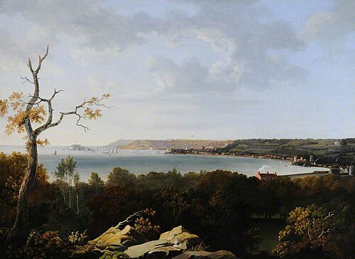 View of St Peter Port, Guernsey, , John Tobias Young