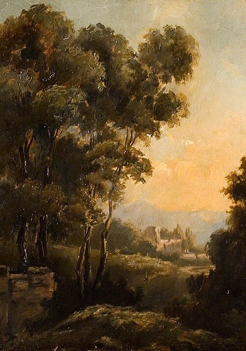 Study of a Tree (after Richard Wilson), , Walter Scott