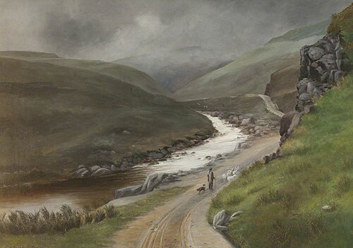 The River Coquet, near Shilmoor, 1891, John Turnbull Dixon
