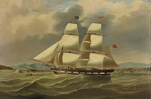 The brig Jansen, , George Renwick Barr