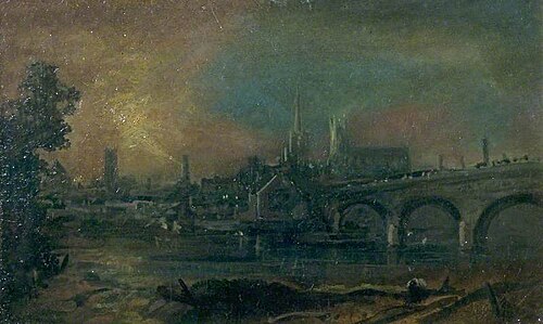 St Mary's Bridge, Derby, 1878, George Robert Vawser