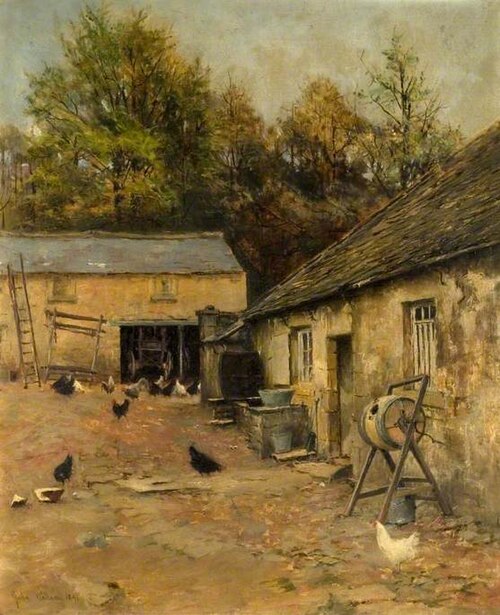 Farmyard Scene, 1891, John Wallace