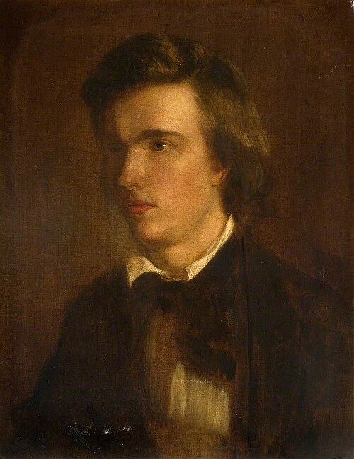 Self Portrait, 1858, Charles Toft
