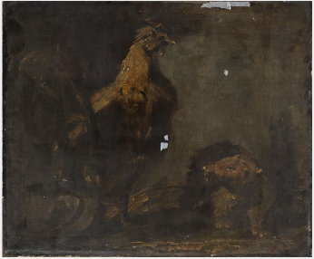 A Cock and a Terrior, , George Sharp