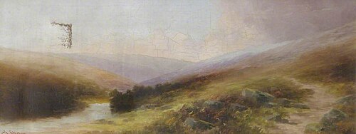 Doone Valley, Devon, 1905, George Shaw
