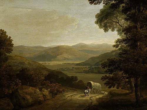 Hilly landscape, 1780, Charles Towne