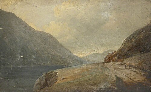 Part of Crummock Lake, 1835, George Sheffield Senior