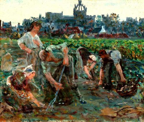 Potato Diggers, Kings College, , George Sherwood Hunter