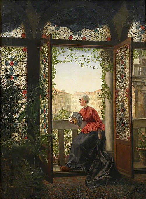 Lady Layard (1843–1912), 1885, Charles Vigor
