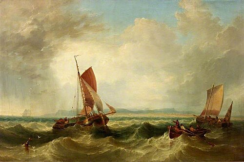 Seascape with Shipping, , John Warkup Swift