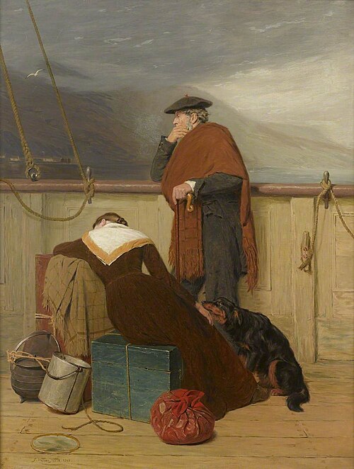 Lochaber No More, 1883, John Watson Nicol